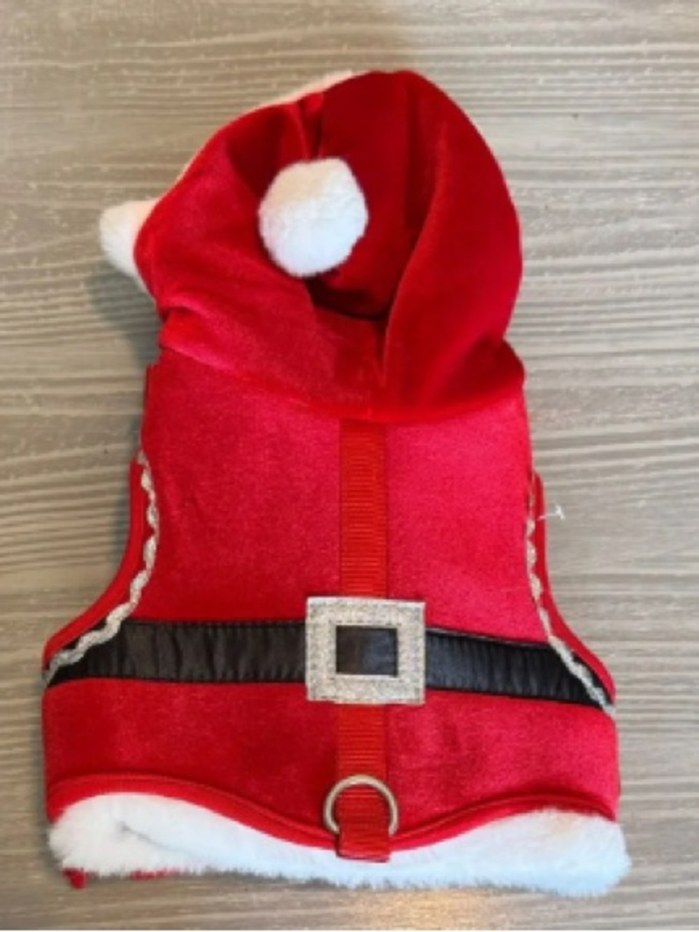 Holiday Pet Hoodie - Red Santa Suit -